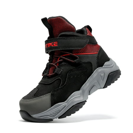 

Kids Boys Hiking Boots Shoes Waterproof Anti-slip Lightweight Boots For Outdoor Hiking Climbing