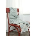 thumbnail image 3 of Rizzy Home Monochromatic Recycled Polyester Woven Throw, 50"x60" , Grey, 3 of 3