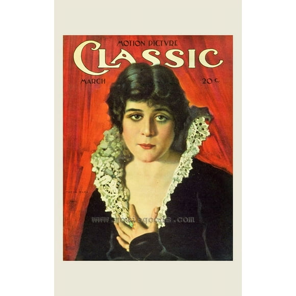 Theda Bara - movie POSTER (Motion Picture Classic Magazine Cover 1920's Style A) (27" x 40")