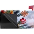 thumbnail image 3 of Coolnut Mailbox Covers Magnetic Oversize Christmas Snow Blurred Sparking Seasonal Mail Wraps for Home Outdoor Decor, 25.4"x20.78", 3 of 5
