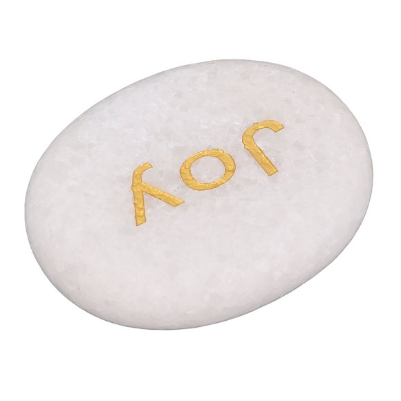 Inspirational Marble Stone Engraved Letters with Exquisite Craftsmanship Unique Present for Friends Family Teachers