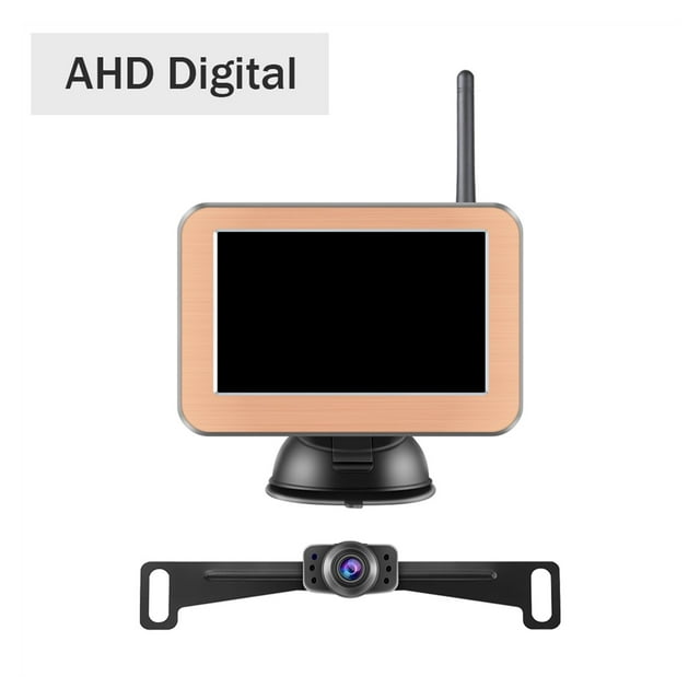 5 Inch AHD Car Monitor TFT LCD 5" HD Digital/Analogue 12V PAL/NTSC Car Screen Reverse Rear View Camera for Parking ,Clear Images