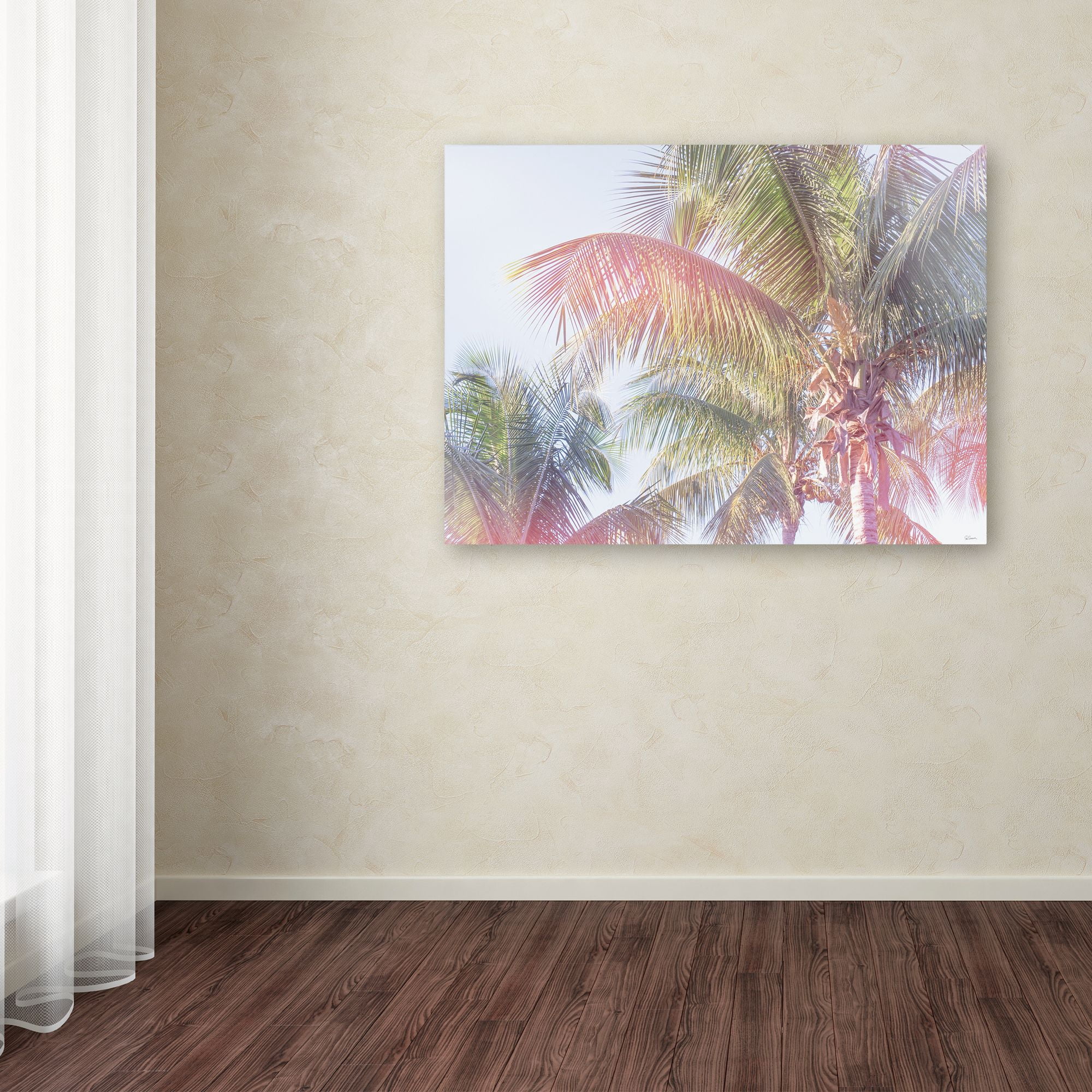 Trademark Fine Art 'Dream Palm I' Canvas Art by Sue Schlabach