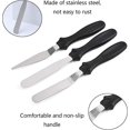 thumbnail image 3 of ensemble De Spatules Glaage Spatules En Acier Inoxydable Gteaux En Plastique Pour La Propagation De La Crme, La Dcoration De Gteaux, Le Glaage D, 3 of 5