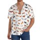 thumbnail image 1 of Balery Horses Camisa Casual de Manga Corta con Botones para Hombre, Texturizada, Estilo Cubano, para Playa, Verano-XX-Large, 1 of 5