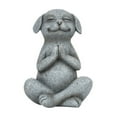 thumbnail image 2 of Cevemin Zen Yoga Meditating Dog Statue - Outdoor Resin Garden Decor for Patio, Home & Zen Gardens - Unique Gift for Dog Lovers, 2 of 6