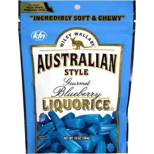 Wiley Wallaby Australian Style Gourmet Blueberry Liquorice, 10 Oz