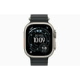 thumbnail image 2 of Restored Apple Watch Ultra 3 - GPS + Cellular - 49mm Natural Titanium Case with Black Ocean Band, 2 of 5