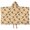 Rooster and Floral Peach Pattern, variant on Rooster and Basket Cream Pattern Hooded Bath Towel Wrap for Teens Ages 3 To 12, Soft Lightweight Quick Dry Microfiber Bath Beach Pool, 60"x35"