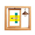 thumbnail image 1 of ¡Mundo   se   ir   donde   que   plazca! Marco giratorio de madera 4x6, 1 of 3