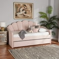 thumbnail image 2 of Baxton Studio Kids Modern Timila Daybed with Trundle, Light Pink, 2 of 14