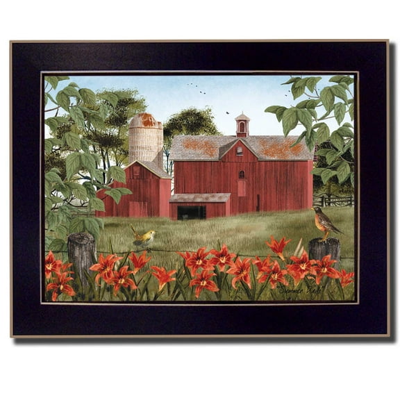 Summer Days By Billy Jacobs Printed Framed Wall Art Wood Multi-Color