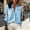 Light Blue, variant on BUIGTTKLOP Womens Button down Shirts Long Sleeve Shirts Striped Collared Dressy Casual Blouses