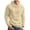 Light Khaki, variant on Mens Hoodies Sweatshirts Long Sleeve Fashion Waffle Knit Pullover Hoodie with Pocket