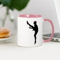 thumbnail image 3 of CafePress - Football Silhouette Mug - 11 oz Ceramic Mug - Novelty Coffee Tea Cup, 3 of 4