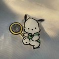 thumbnail image 1 of Sanrio-carcasa de teléfono móvil Pochacco de Anime, soporte de aire, HelloKitty Kuromi Melody Cinnamoroll, accesorios plegables telescópicos, regalo, 1 of 4