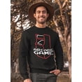thumbnail image 2 of An Arcade Game Sweatshirt Men -Image by Shutterstock, Male Large, 2 of 4