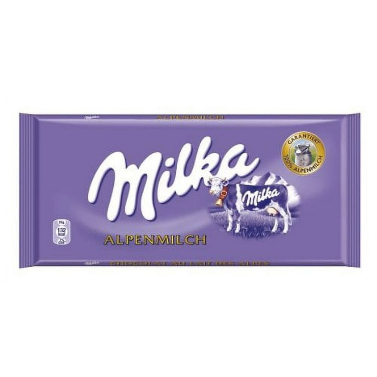 Milka Original Alpine Milk Chocolate Bars, 5 Pack (3.52 Oz each
