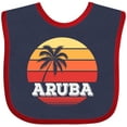 thumbnail image 3 of Inktastic Aruba Vacation Boys or Girls Baby Bib, 3 of 4
