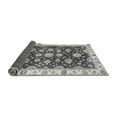thumbnail image 2 of Ahgly Company Indoor Round Oriental Gray Traditional Area Rugs, 4' Round, 2 of 4