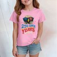 thumbnail image 2 of kpoplk 4th of July Shirt for Toddler Girls American Flag Tshirt Fourth of July Patriotic Outfit Kids Patriotic Tee Tops(Pink,9-10 Y), 2 of 5