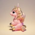 thumbnail image 6 of Birthday Candles Smokeless Cake Topper Unicorn Candle for Party Supplies and Wedding Favor (Pink), 6 of 9