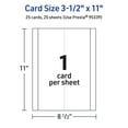 thumbnail image 6 of Avery Printable Tent Cards, 3.5" x 11", Glossy White, 25ct, 6 of 11