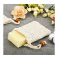 thumbnail image 4 of Topboutique 5 Pcs Sisal Soap Bag, Soap Saver Pouch Eco Friendly, Natural Drawstring Bags for Bath and Shower, 4 of 8