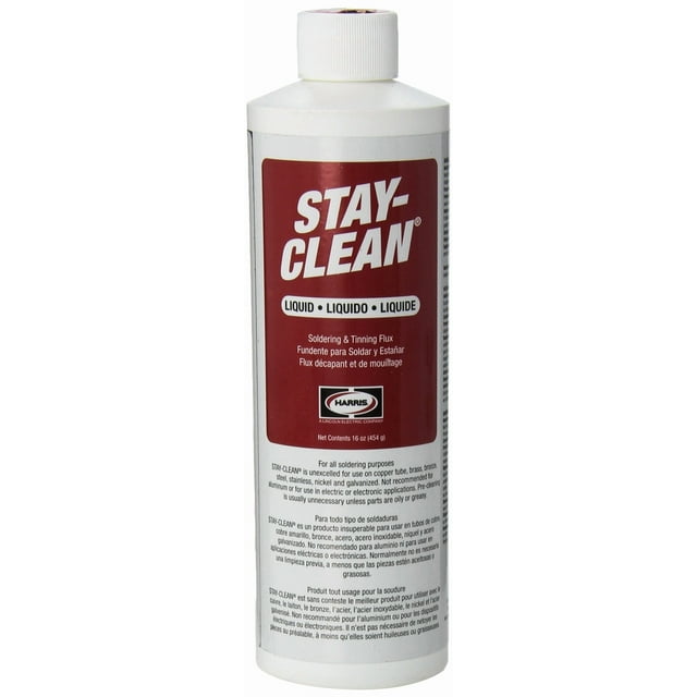 Flujo de soldadura Harris SCLF16 Stay Clean 473 ml