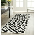thumbnail image 3 of SAFAVIEH Chatham Jackson Geometric Wool Area Rug, Black/Ivory, 8' x 10', 3 of 10