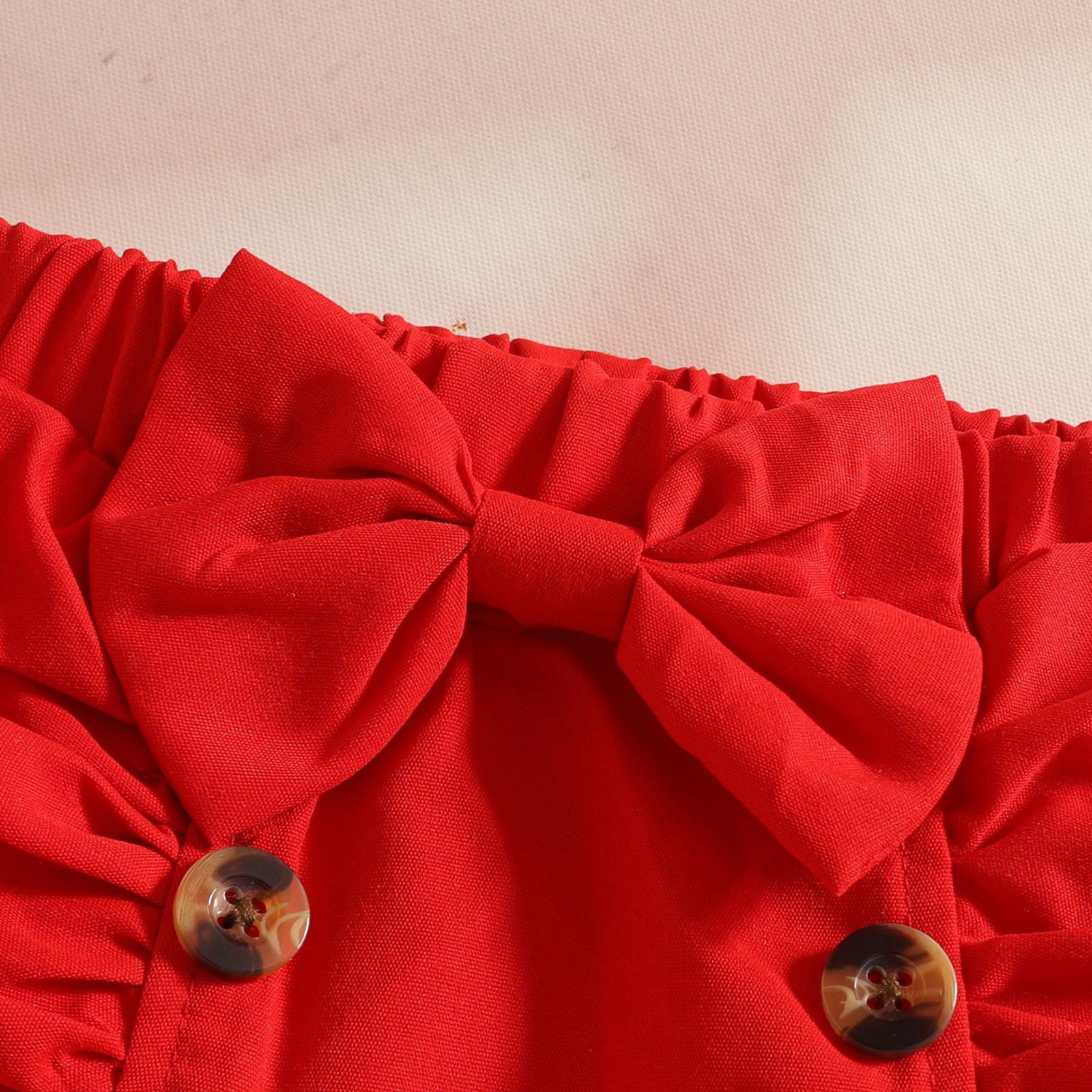 Faraee Toddler Baby Girl Skirts Outfit Infant Summer Clothes Ruffle Sleeveless Knit Vest Top A-Line Skirt Set with Headband (9-12M,Red)