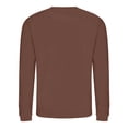 thumbnail image 2 of Awdis - Sudadera lisa con cuello redondo Unisex (Brownie de Chocolate), 2 of 2
