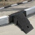 thumbnail image 1 of LITINKIMI Black Plastic Curb Ramp Pad Outdoor Lightweight Ramp for Car and Scooter Access, 1 of 6