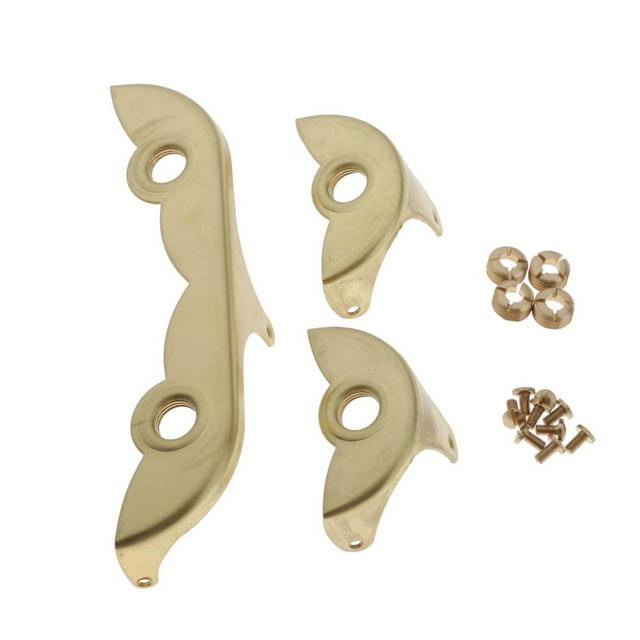 Juego De Protectores De Llaves Para Saxofón Barítono De Cobre Con Tornillos Sunnimix Barítono Sax Key Guard