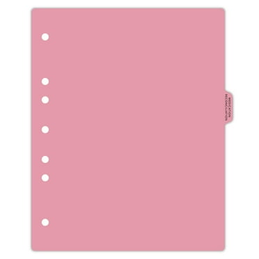 Carstens - Heavy Duty Medication Reconciliation Plastic Ring Binder Dividers, Side Tab, 1/9 Cut, Tab 4 Position, US Letter, Pack of 10, (2620-54) - Ideal Medical Chart Dividers for 3 Ring Binders
