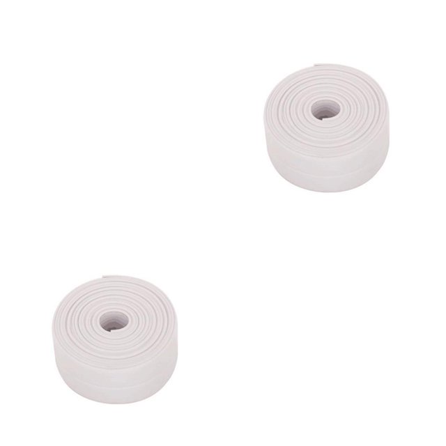 Billuyoard Tira de sellado de PVC de 3 uds., Protector de borde autoadhesivo, cintas de esquina para bañera antimoho, accesorios de baño para Type1 NO1