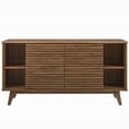 thumbnail image 5 of Allora 63" Mid-Century Sideboard in Walnut, 5 of 10