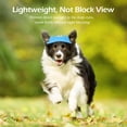 thumbnail image 4 of Pawaboo Dog Baseball Cap - Upgraded Elastic Ear Holes - Adjustable Dog Outdoor Sport Sun Protection Baseball Hat Cap Visor Sunbonnet Outfit for Small Medium Large Dogs, Small, Blue, 4 of 6