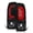 Black Housing Clear Lens Red LED, variant on Spec-D Tuning Black LED Tail Lights w/ Fiber Optic LED Tube Compatible with 1997-2003 Ford F150 1999-2007 F250 F350 F450 F550 SuperDuty Left + Right Pair Assembly