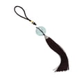 thumbnail image 2 of Keychain Tassel, Exquisite Luster Tassel Pendant Round Porcelain  For Car ANGGREK Tipo 1, 2 of 8