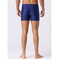 thumbnail image 3 of DARING DIVA Men's Casual Summer Elastic Waist Swimming Training Swim Trunks 34 Blue, 3 of 6
