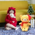 thumbnail image 4 of SAYOO Christmas Stuffed Plush Doll, Cute Cartoon Bear Soft Toy Gift for Children Adults, 4 of 8