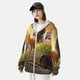 thumbnail image 3 of Balery Country Farm Morning Rooster Sudadera ligera de manga larga con capucha y protección solar UPF 50+ para hombre y mujer, ideal para pesca y running-Medium, 3 of 7
