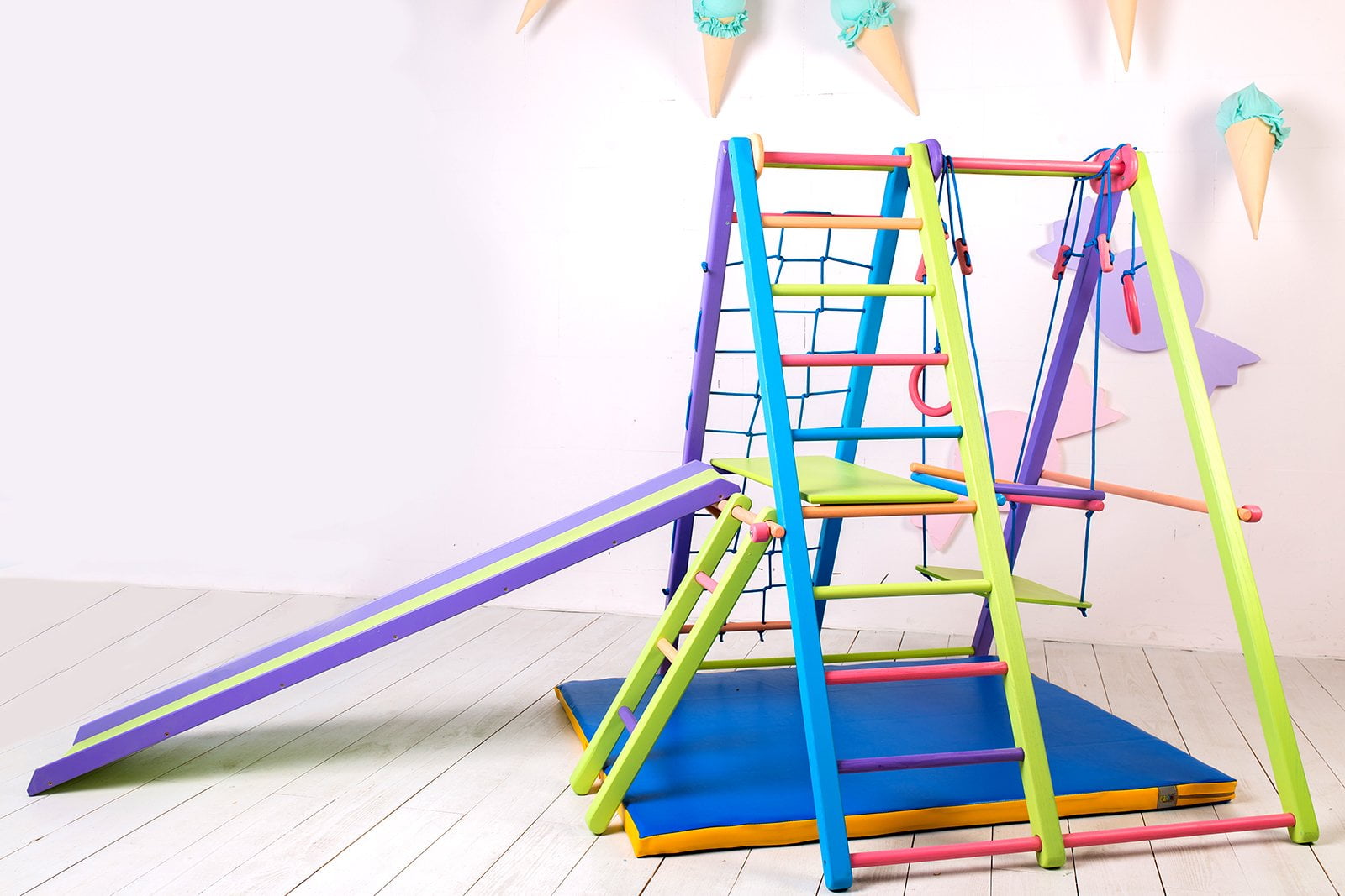 Ez Play Panda Playground Climber Multicolor Com Departments