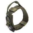 thumbnail image 2 of Collar de perro ajustable de algodón duradero para cachorros con hebilla de metal para perros Army GreenXL, 2 of 12
