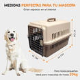thumbnail image 3 of Transportadora Kennel Para Razas Grandes Polipets -segura Practica Con Ventilación, 3 of 8