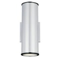 thumbnail image 4 of Westinghouse Westinghouse Lighting 6580700 Mayslick Contemporary One-Light Dimmable LED Outdoor Wall Light Sconce, Dark Sky Friendly, Nickel Luster Finish, Frosted Glass, 4 of 5