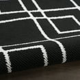 thumbnail image 6 of Nourison Modern Lines Geometric Black 2' x 4' Area Rug, (2x4), 6 of 7