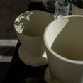 thumbnail image 6 of BIDK Home Small Matte Finish Ceramic Flora Pot Vase - 7.75" - Cream, 6 of 9