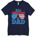 thumbnail image 2 of FLAGWIX Gifts For Dad - All American Dad, Father's Day, 4th Of July Gifts For Dad - Mens Shirts, 2 of 5